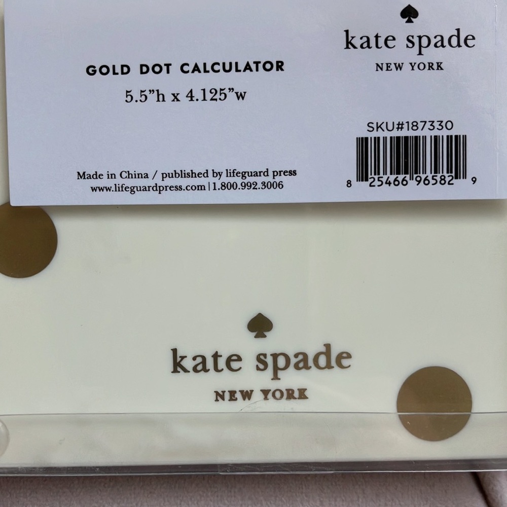 Kate Spade Gold Dot Calculator (NWT) - Picture 8 of 10